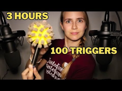 ASMR Until You Sleep - 3 Hours Over 100 Triggers 😴