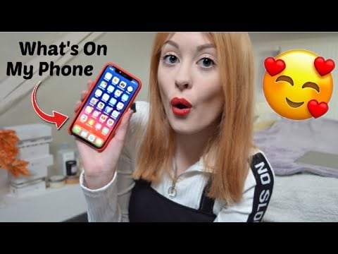 WHAT'S ON MY IPHONE X ?! 😍