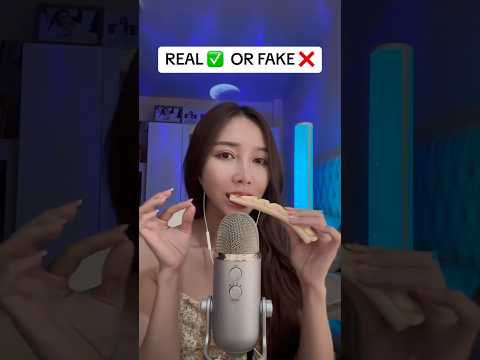 ASMR ❌FAKE OR ✅REAL #amsrsounds #relax #asmrshorts #asmrshortsvideo #asmrvideo #asmreating