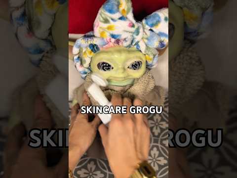 Grogu SKINCARE #asmr #starwars #relax #skincare