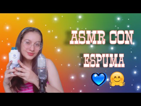 Asmr con espuma😝🤗/ Asmr LRM