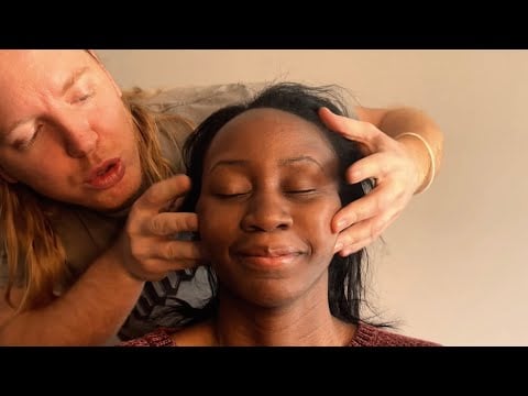ASMR | Face Massage and Makeup (Chaotic and Nonsensical)