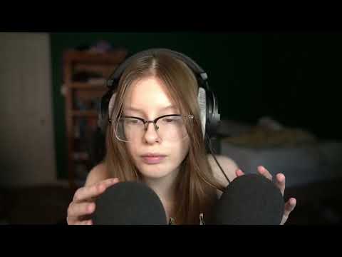 ASMR Inaudible Whispering and Mic Rubbing