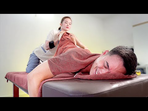 ASMR 🔥 She Provided a Truly Relaxing Intense Full Body Massage Therapy!