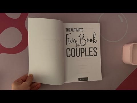 ASMR Flipping Through The Ultimate Fun Book For Couples | (No Talking)