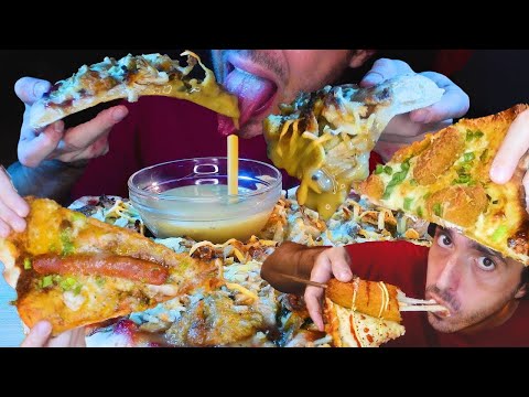 ASMR Eating Pizza For 4 Hours No Talking ! 먹방