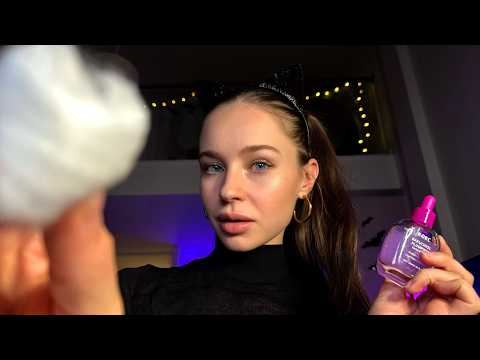 ASMR Girl Takes Care of You at a Halloween Party 🎃