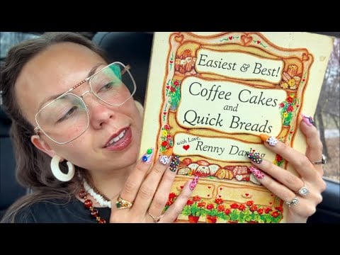 asmr/ my cookbook collection🍑🫒🧅 (recipe reading, tapping, over explaining)
