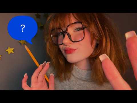 asmr 🍎 🧠 general knowledge questions to tire your mind