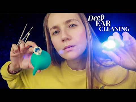 ASMR Binaural Ear Cleaning + Extensive Hearing Test 👂 🧼 