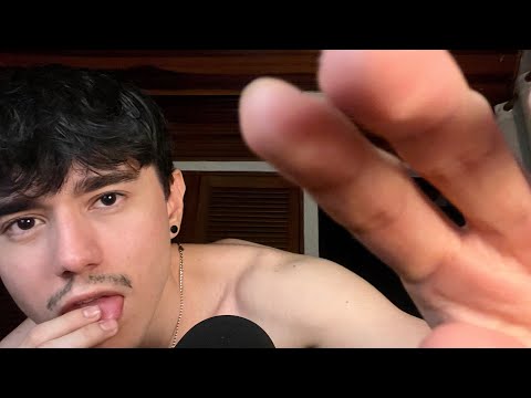 ASMR - Fast & Aggressive Spit Painting 😡