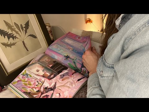 ASMR PAGE TURNING & SQUEEZING GLOSSY & MATT MAGAZINE