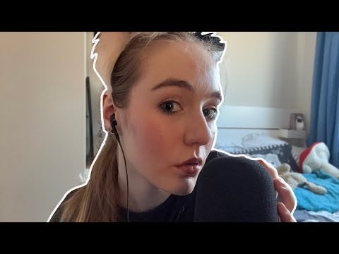(ASMR) Whispered Ramblings And Mic Blowing