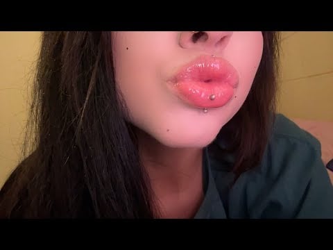 ASMR UPCLOSE KISSES + Sssshing Goodnight