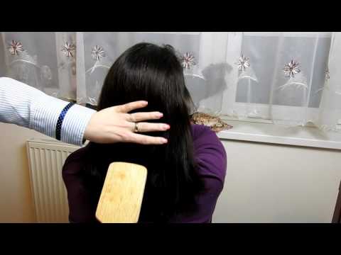 Amazing soft hair brushing and head scratching*ASMR