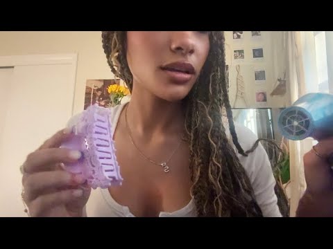 styling your hair lofi | first asmr video