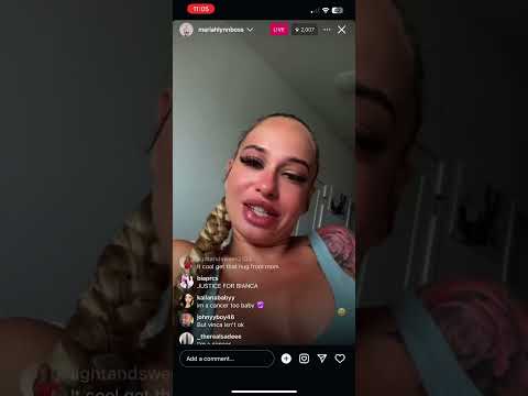 Mariahlynn on live talking about situation w/ AhnaMac‼️ She cries 07/22/24