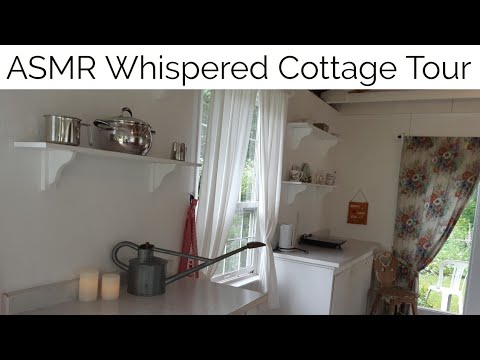 ASMR Whispered Garden Cottage Tour(Tapping and Scratching)