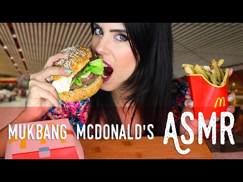 ASMR ita - 🍔 MCDONALD'S MUKBANG • My Selection Ninfea (+ RICETTA) 🍟