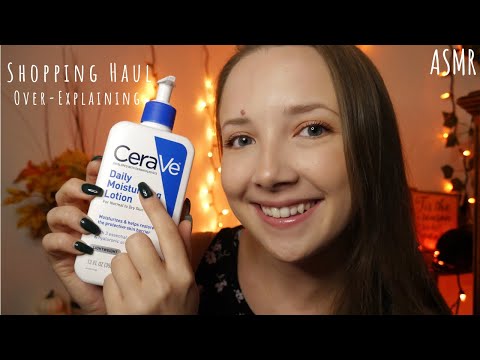 ASMR Over Explaining Objects (ULTA, Target, Walmart shopping haul)