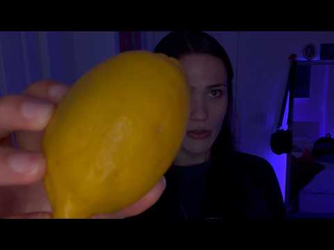 ASMR with a lemon