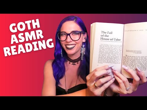 Soft Spoken Reading Goth ASMR | The Fall of The House of Usher