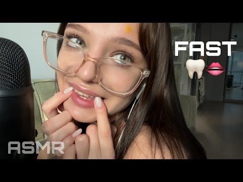 ASMR ☆ Fast Teeth Tapping & Mouth Sounds