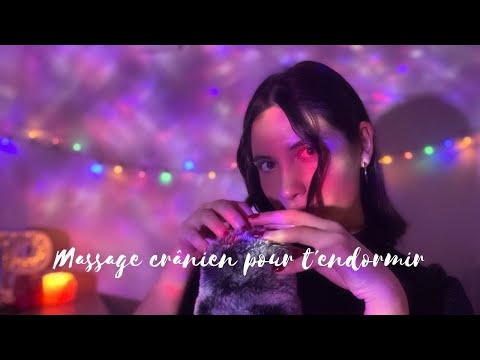 ASMR - MASSAGE CRÂNIEN POUR T'ENDORMIR 💙 - FRANÇAIS