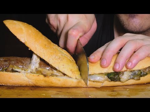 ASMR BIG DADDY CHEESE SAUSAGE SANDWICH 먹방