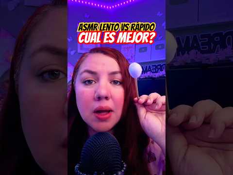 #asmr #shorts Que ASMR es MEJOR. El Rápido o el Lento?