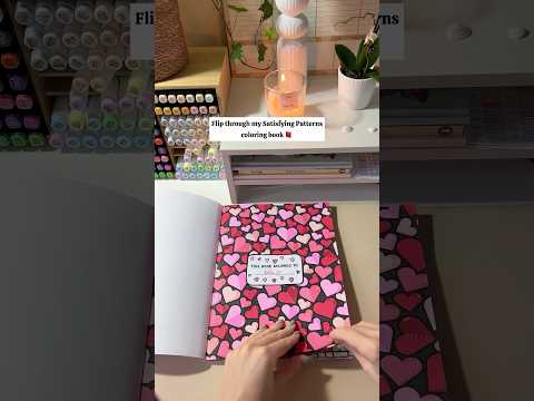 ASMR | Which page is your favourite?🤩 #oddlysatisfyingvideos #asmrsatisfyingsounds #coloringtherapy