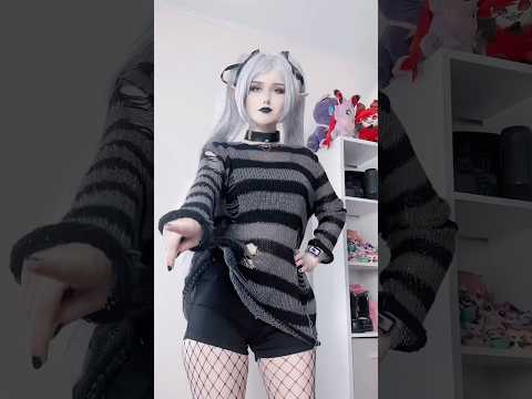 🖤 Goth Frieren✨  #cosplay #anime #cosplayer #frieren #frierenbeyondjourneysend