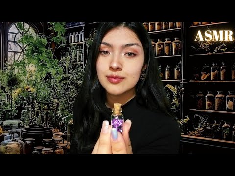 ASMR Boticaria 🌿Tienda de hierbas, cristales y pócimas 🔮 Te AYUDO a DORMIR