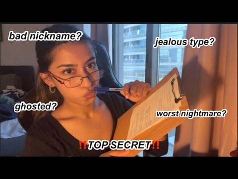 ASMR | Detective Asks You Juicy Personal Questions 🔎