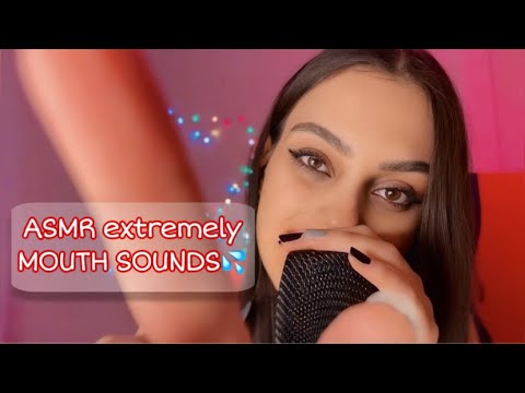 ASMR extremely SENSITIVE Mouth Sounds With Fcace TOUCHING