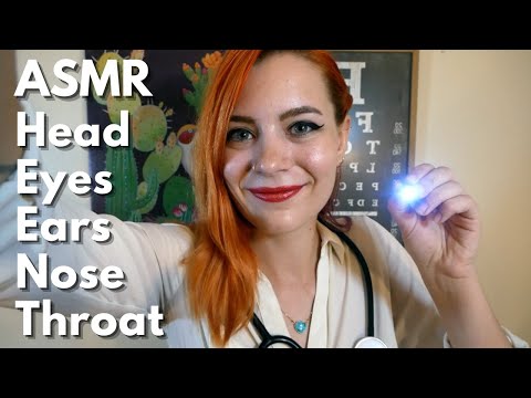 ASMR HEENT Examination | Soft Spoken Medical RP