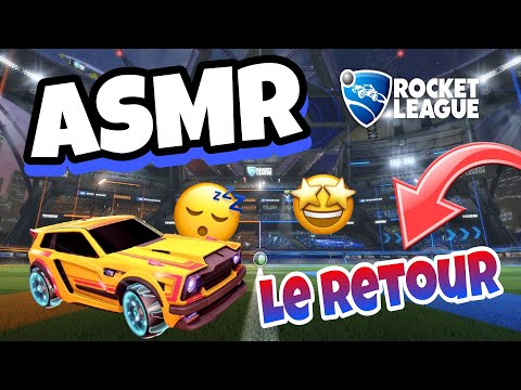 ASMR Français Mon RETOUR sur ROCKET LEAGUE ! 😴✨ (chuchotements et triggers proche du micro 💤)