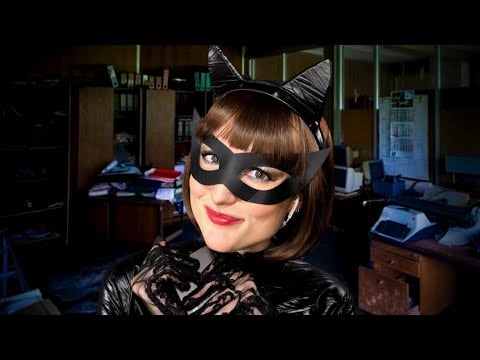 ASMR Catwoman Teams Up with You to Do Detective Work - ASMR DC Roleplay