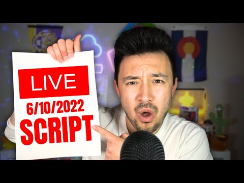 🔴 this ASMR LIVE Script is from 3 YEARS AGO!!! 🤯🤯🤯