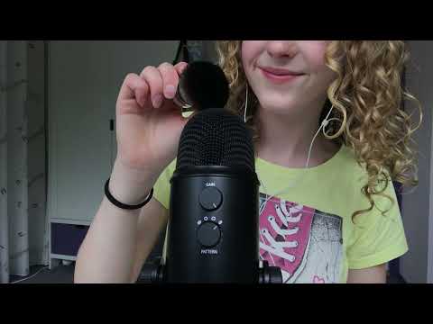 ASMR mic brushing | NO TALKING (test video)