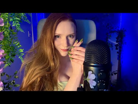 🐝ASMR💆 Face massage with oil, head massage, mouth sounds 🥰