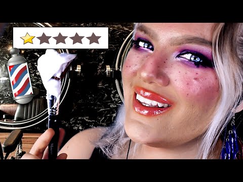 ASMR Worst Reviewed Hair Salon | Beard Trim | Hair Cut | Personal Attention RolePlay for Sleep