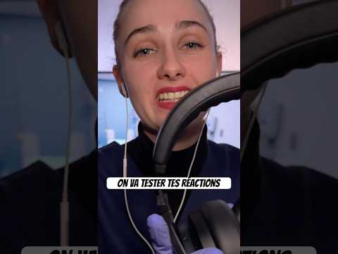 On va tester tes réactions #asmrfrançais #asmrroleplay #asmrmedical #médecin #infirmiere