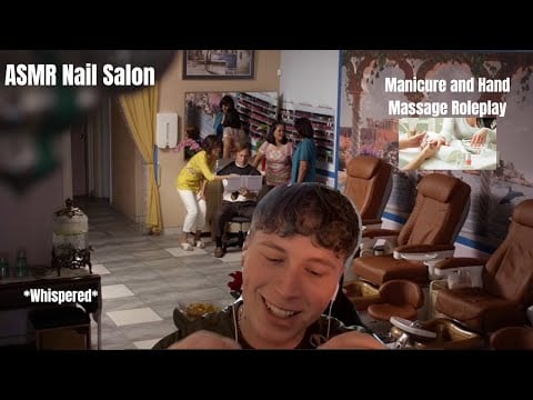 asmr Nail Salon Roleplay - Manicure and Hand Massage