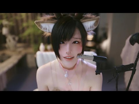 ASMR relax shop I  颜面崩坏  口腔音 吃脑髓 弹舌 耳语💖❤️💓