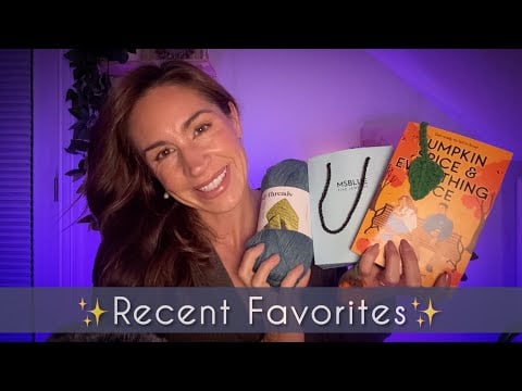 ASMR | Cozy Favorites Show & Tell ✨ New Recipe, MS Blue Jewelry, Yarn, & More 