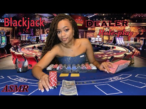 🎰 ASMR 🎰 Blackjack Dealer Role-play | Personal Attention | Trigger Sounds 🃏💵💚