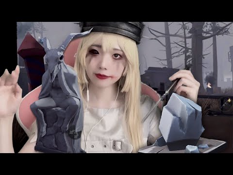 【第五人格ASMR】ジムチョークを壊す 睡眠用💤彫刻師 ガラテア Gym Chalk Destruction【音フェチ】