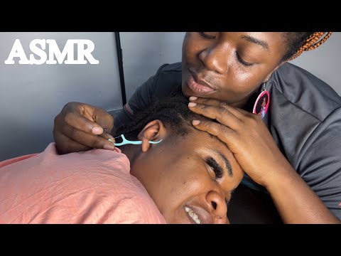 ASMR✨SATISFYING DENTAL FLOSSING YOUR DIRTY EARS PLUS STORYTELLING