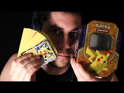 ASMR Pokebox Pikachu EX (tapping, chuchotement)